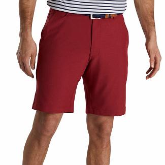 Men's Footjoy Golf Shorts Red NZ-63201